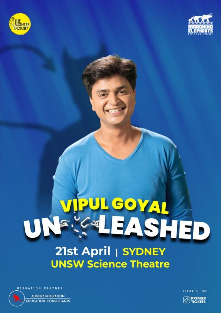 Vipul Goyal Unleashed – Standup Comedy in Sydney