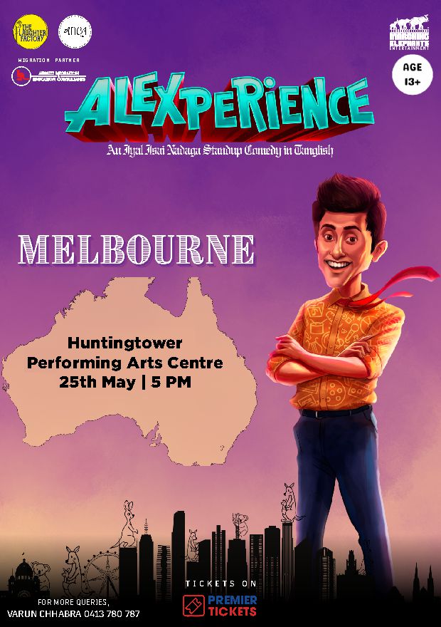 Alexperience - A Tamil Musical Standup in Melbourne