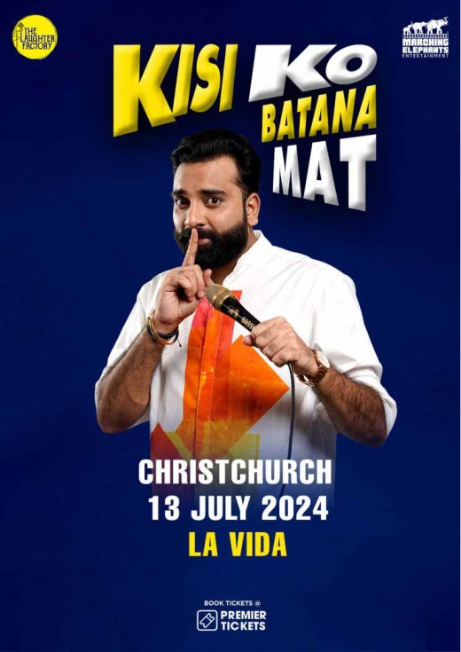 Kisi ko Batana Mat - Anubhav Singh Bassi Live in Christchurch 2024