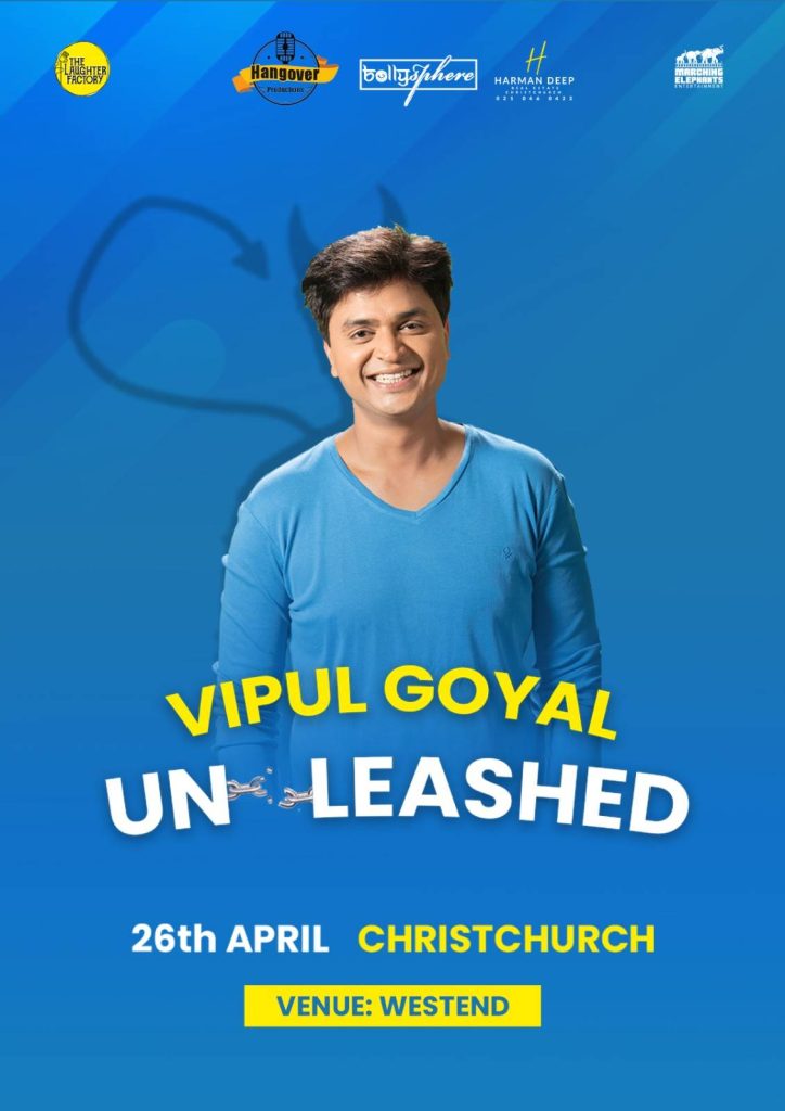 Vipul Goyal Unleashed – Standup Comedy in Christchurch